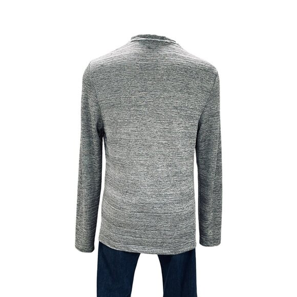 Alfani Mens Stretch Crewneck Pullover Gray Knit Long Sleeve Modern Fit M - Picture 9 of 9